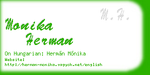 monika herman business card