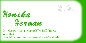 monika herman business card